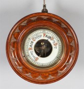 VICTORIAN WALNUT BAROMETERVICT