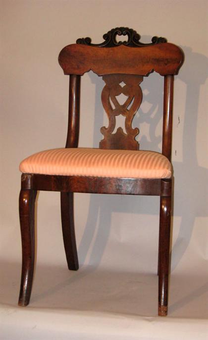 Victorian Walnut Bedroom Chair   