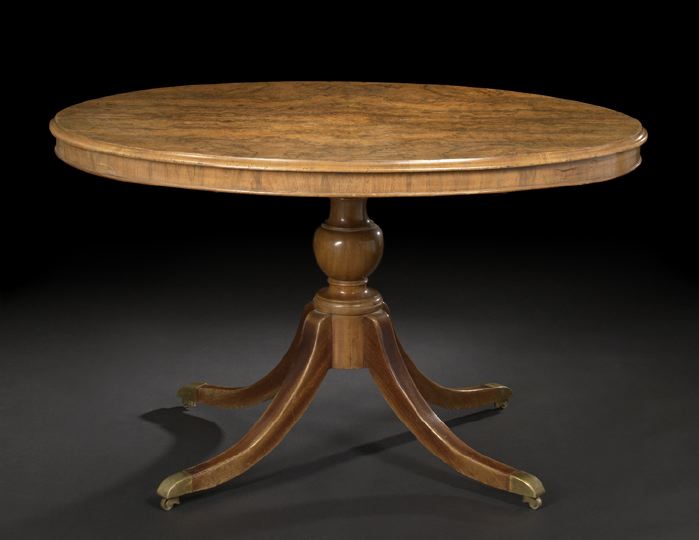 Victorian Walnut Burl and