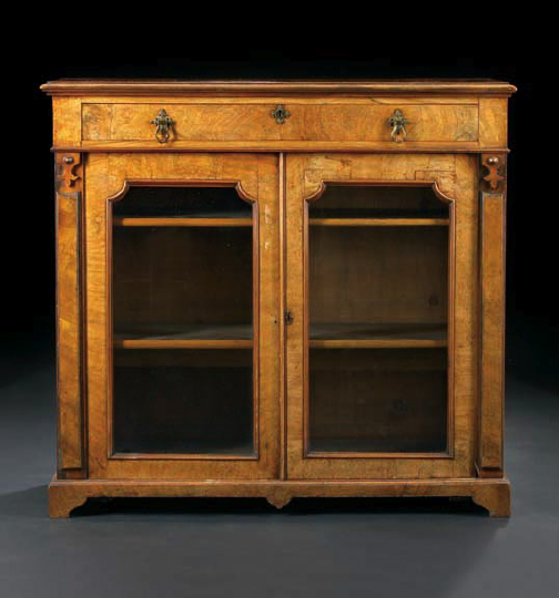 Victorian Walnut Cabinet,  late