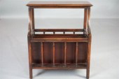 VICTORIAN WALNUT CANTERBURY AN