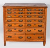 VICTORIAN WALNUT CHEST OF DRAW