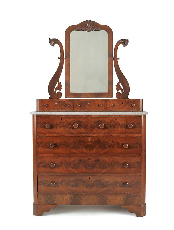 Victorian walnut dresser with