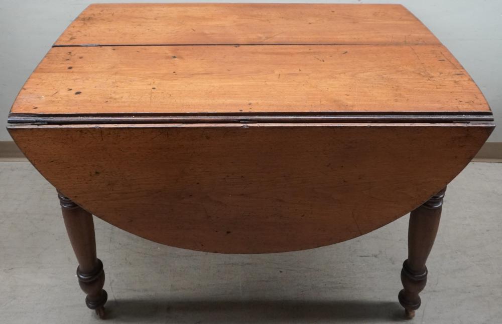 VICTORIAN WALNUT DROP LEAF TABLE