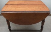 VICTORIAN WALNUT DROP LEAF TAB