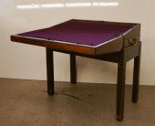 VICTORIAN WALNUT LAP DESK ON S