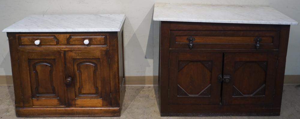 VICTORIAN WALNUT MARBLE TOP