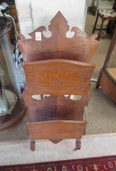 VICTORIAN WALNUT MUSIC STAND,