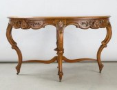 VICTORIAN WALNUT OVAL CENTRE T