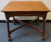 VICTORIAN WALNUT RECTANGULAR C
