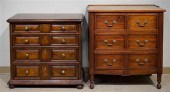 VICTORIAN WALNUT SIDE CHEST AN