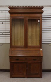 VICTORIAN WALNUT SLANT-FRONT S