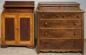 VICTORIAN WALNUT STEP-TOP DRES