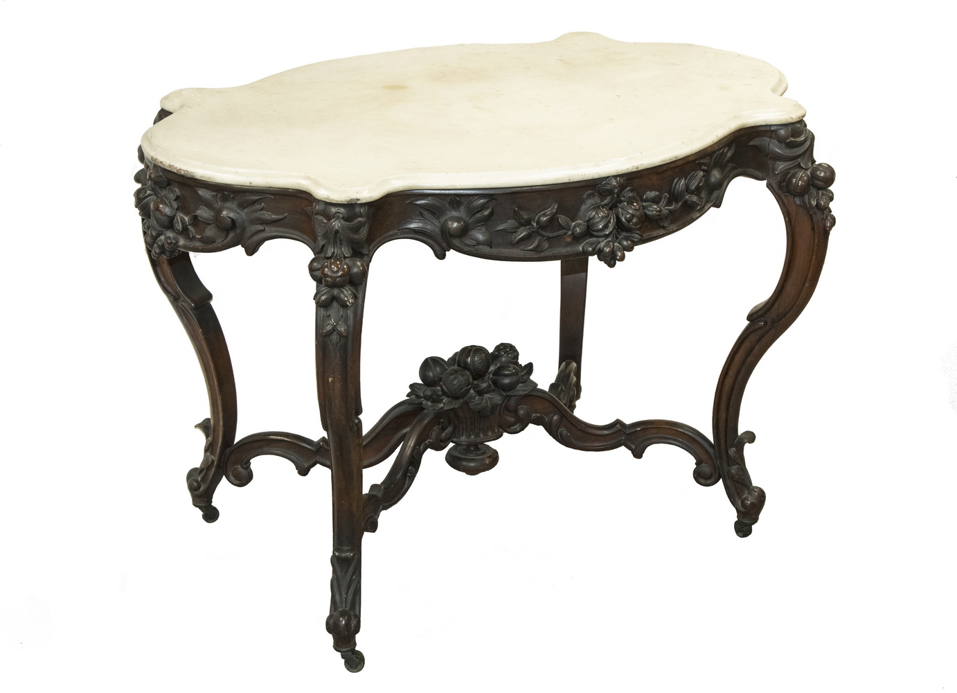 VICTORIAN WALNUT TURTLE TOP