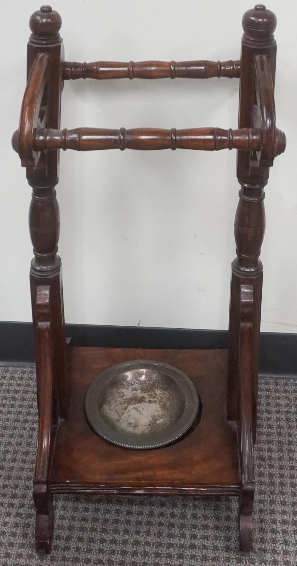 VICTORIAN WALNUT UMBRELLA STAND