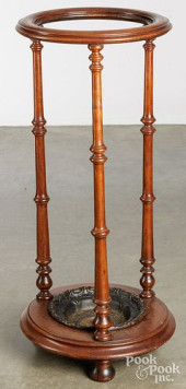 VICTORIAN WALNUT UMBRELLA STAN