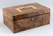 VICTORIAN WALNUT VENEER TUNBRI