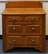 VICTORIAN WALNUT WASH STAND, H