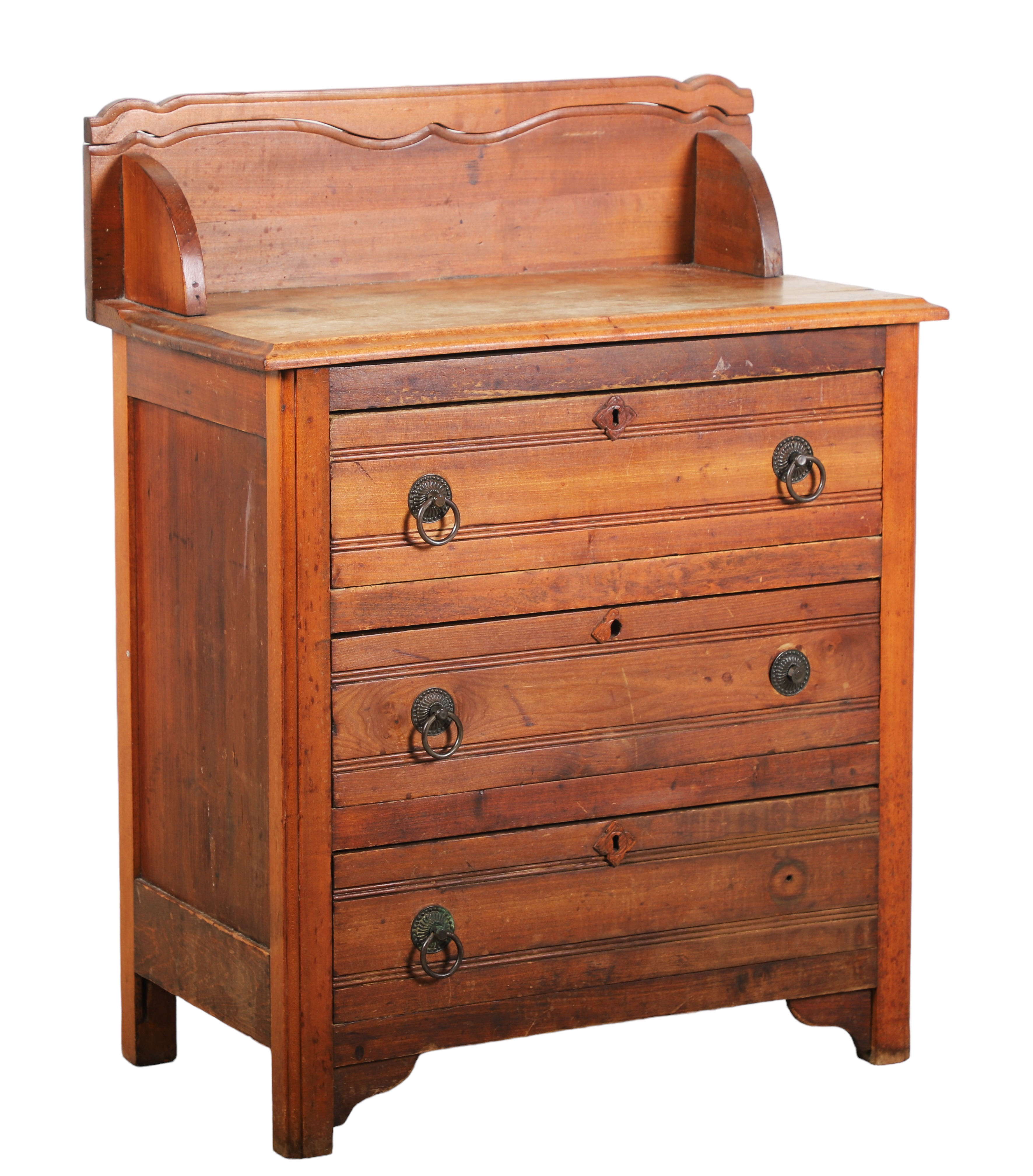 Victorian washstand, shaped
