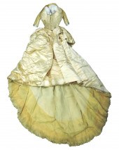 VICTORIAN WEDDING DRESS, WHITE