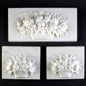 VICTORIAN WHITE MARBLE CHIMNEY
