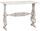 VICTORIAN WHITE PAINTED CAST I