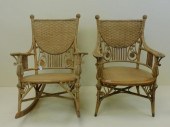 VICTORIAN WICKER MATCHING ARMC