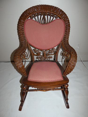 VICTORIAN WICKER ROCKERFine