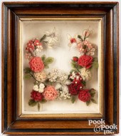 VICTORIAN WIRE AND WOOL WREATH