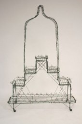 VICTORIAN WIREWORK PLANT STAND
