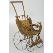 Victorian Wood and Wicker Doll