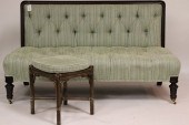 VICTORIAN WOOD UPHOLSTERED SET