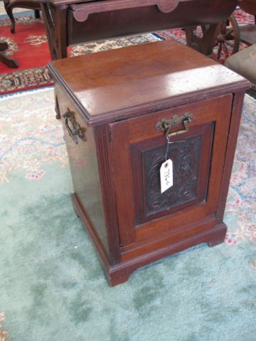 Victorian Wooden Coal Scuttle