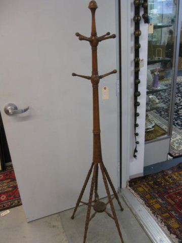 Victorian Wooden Coat & Hat Rack