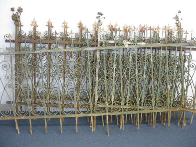 Victorian Wrought Iron Fence approx