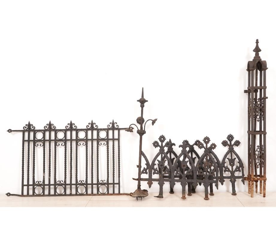 Victorian wrought iron fencing to