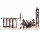 Victorian wrought iron fencing