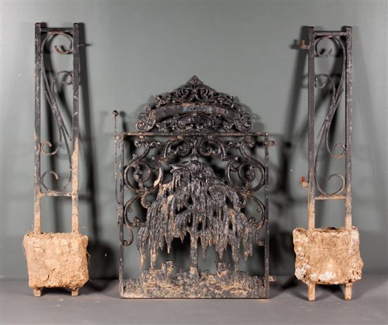 Victorian wrought iron garden