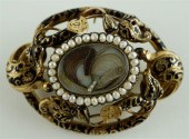 VICTORIAN YELLOW GOLD, ENAMEL