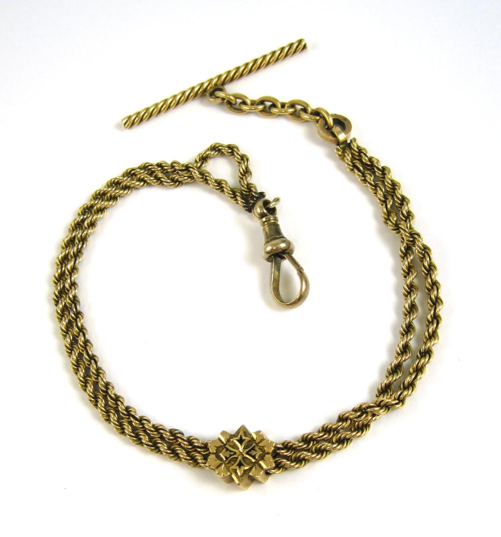 VICTORIAN YELLOW GOLD SLIDE