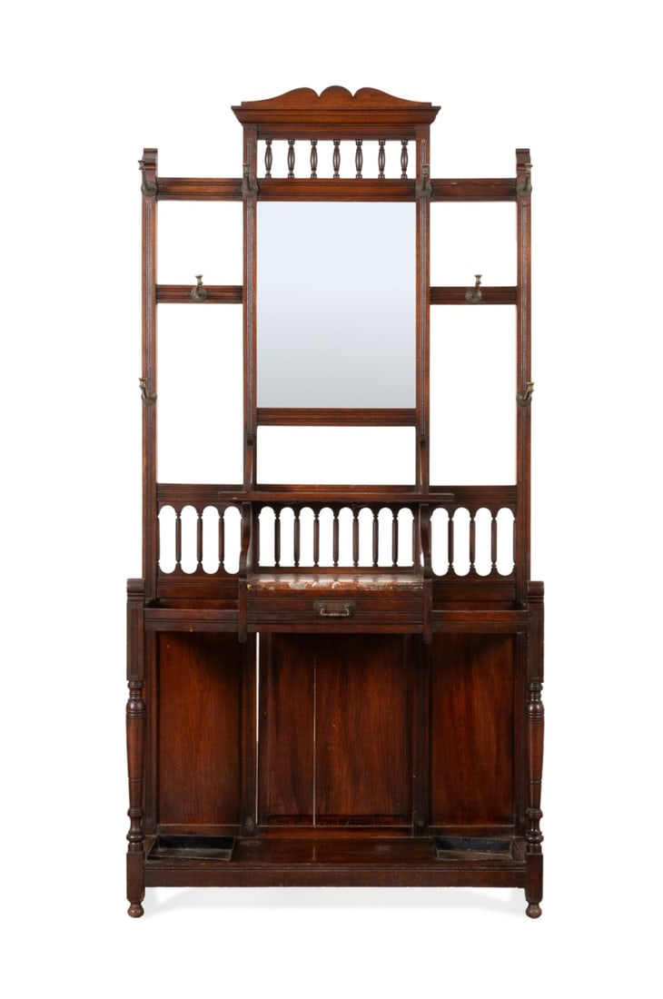 VICTORIAN/EDWARDIAN MAHOGANY HALL