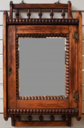 VICTORIAN/EDWARDIAN WALNUT MIR