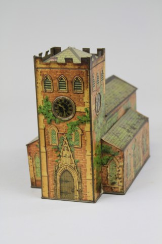 VICTORY V "CHURCH" GUM/LOZENGES TIN