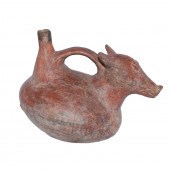 VICUS EARTHENWARE FIGURAL VESS
