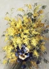 VIDAL, "GOLDEN POEM" O/CB, SIG
