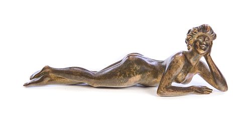 VIENNA BRONZE NUDE SIGNED