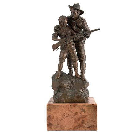 Vienna Bronze Western Theme Figural