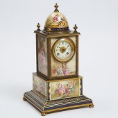 Vienna Porcelain and Gilt Bron