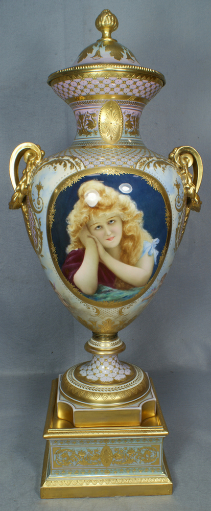 Vienna porcelain double sided  &