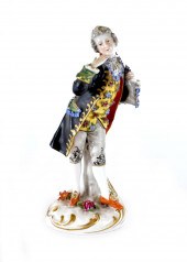 VIENNA PORCELAIN FIGURE OF A G